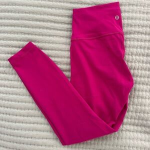 Lululemon Athletica Pink High-Waist Leggings